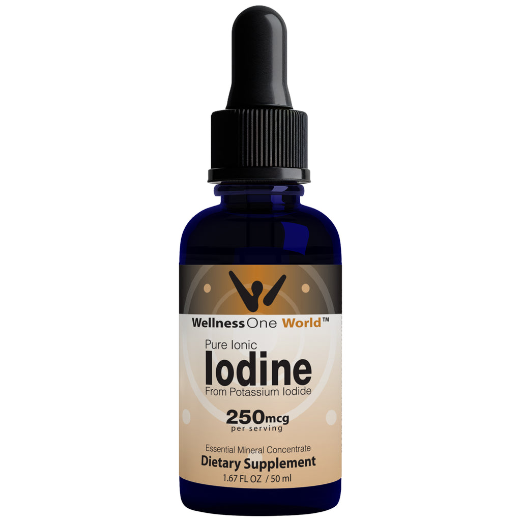 WellnessOne Iodine Drops - Thyroid Support