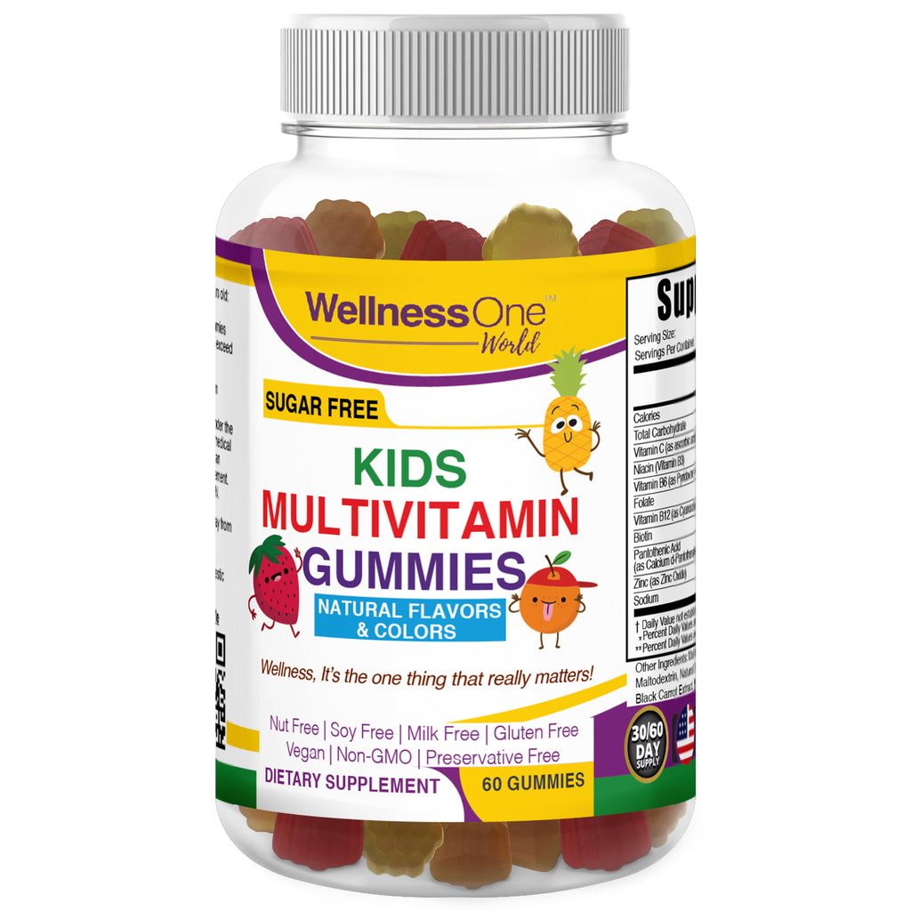 Kid's Sugar-Free Multivitamin and Mineral Gummies 60ct - Helping Kids Grow Healthy and Strong.