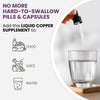 Copper Drops - Liquid Ionic Mineral Dietary Supplement 50 ml Bottle (100 Days at 1mg per 10 Drops)
