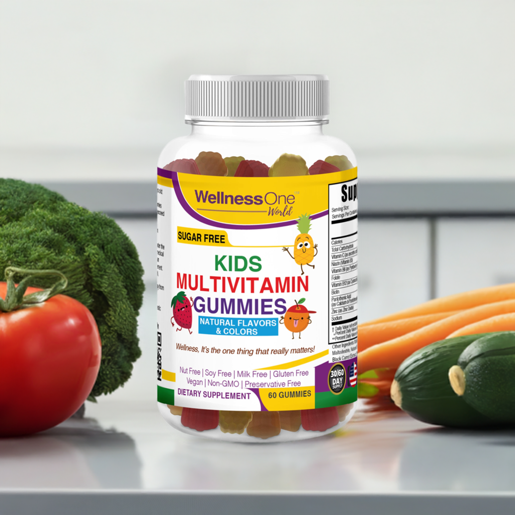Kid's Sugar-Free Multivitamin and Mineral Gummies 60ct - Helping Kids Grow Healthy and Strong.