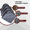 Factory Second Microfiber Cleaning Cloth Set - 4-Pack 14"X14"