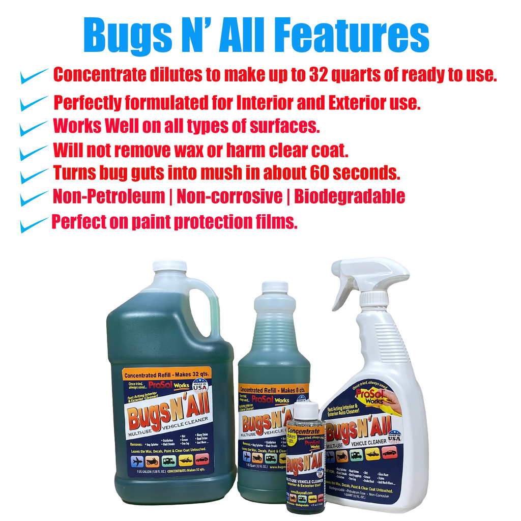 Bugs N All Vehicle Cleaner - Ready-To-Use 32oz.