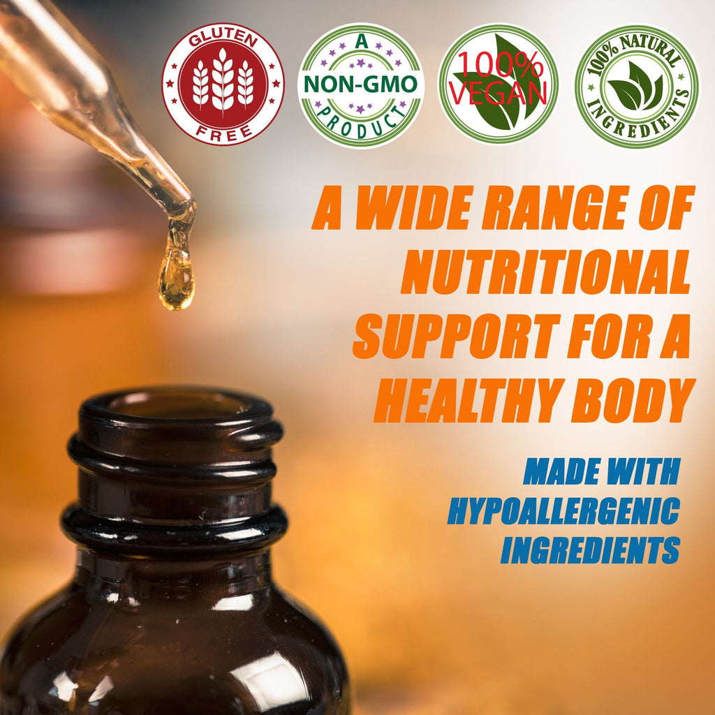 Potassium Drops - Liquid Ionic Mineral Supplement 50ml Bottle (50 Days At 99mg per 10 drops)