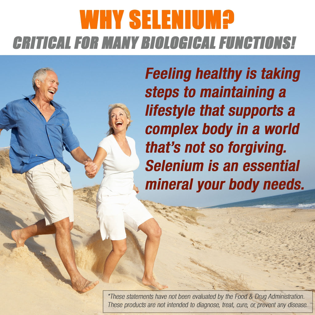 Selenium Drops - Liquid Ionic Mineral Supplement 50 ml Bottle (100 Days at 70 mcg per 10 Drop Serving)