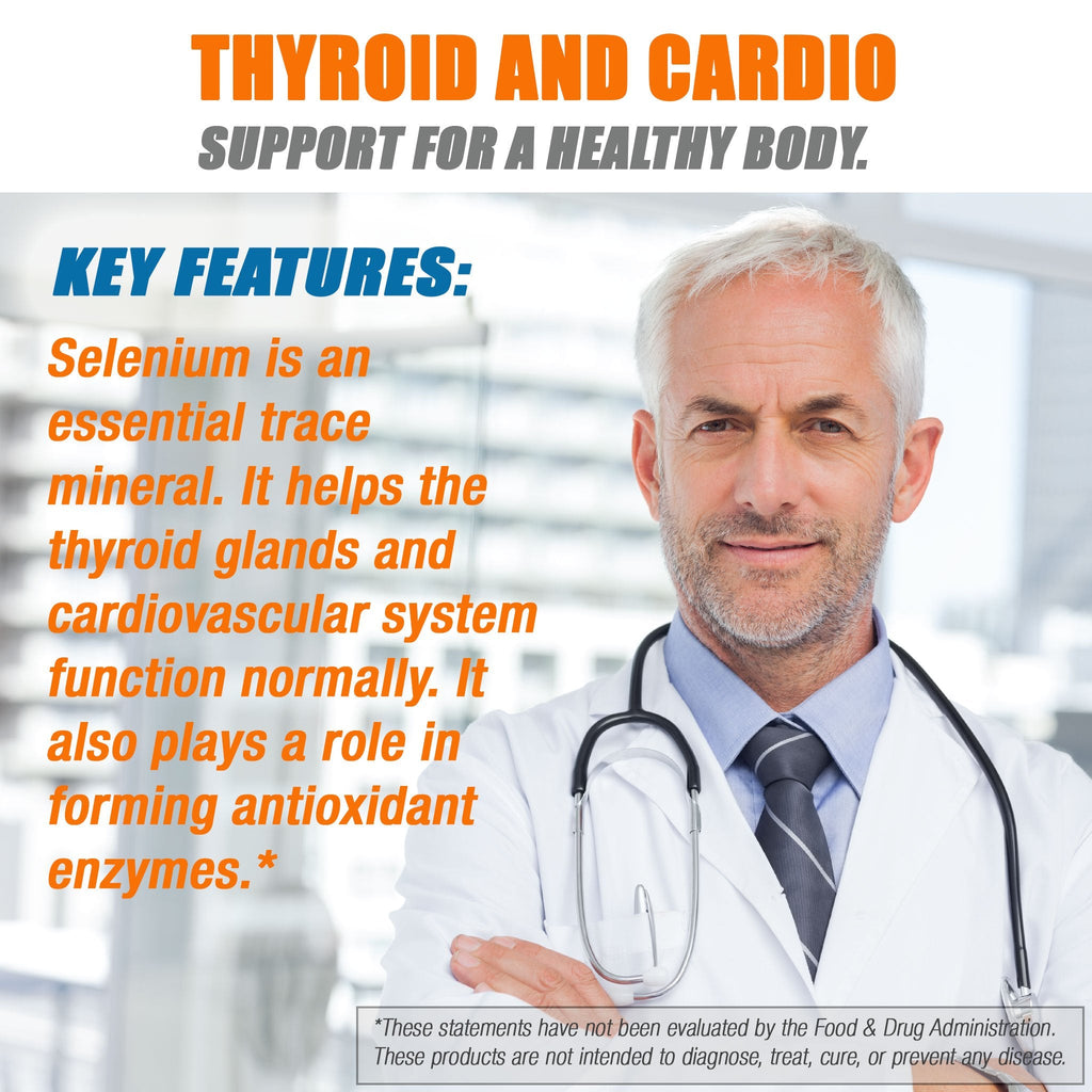 Selenium Drops - Liquid Ionic Mineral Supplement 50 ml Bottle (100 Days at 70 mcg per 10 Drop Serving)