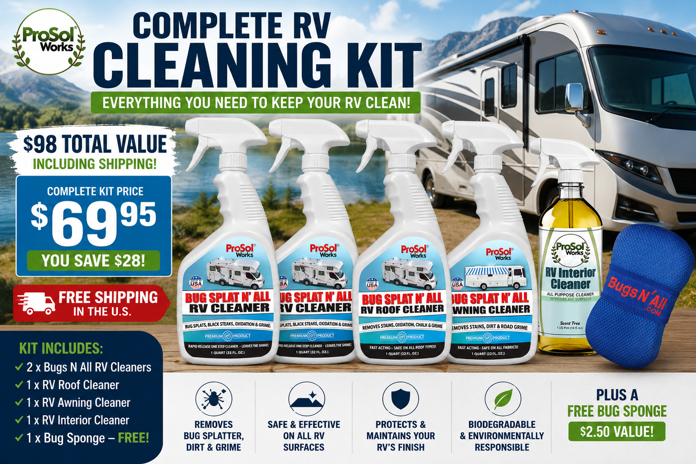 Complete RV Cleaning Kit