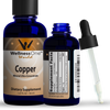 Copper Drops - Liquid Ionic Mineral Dietary Supplement 50 ml Bottle (100 Days at 1mg per 10 Drops)