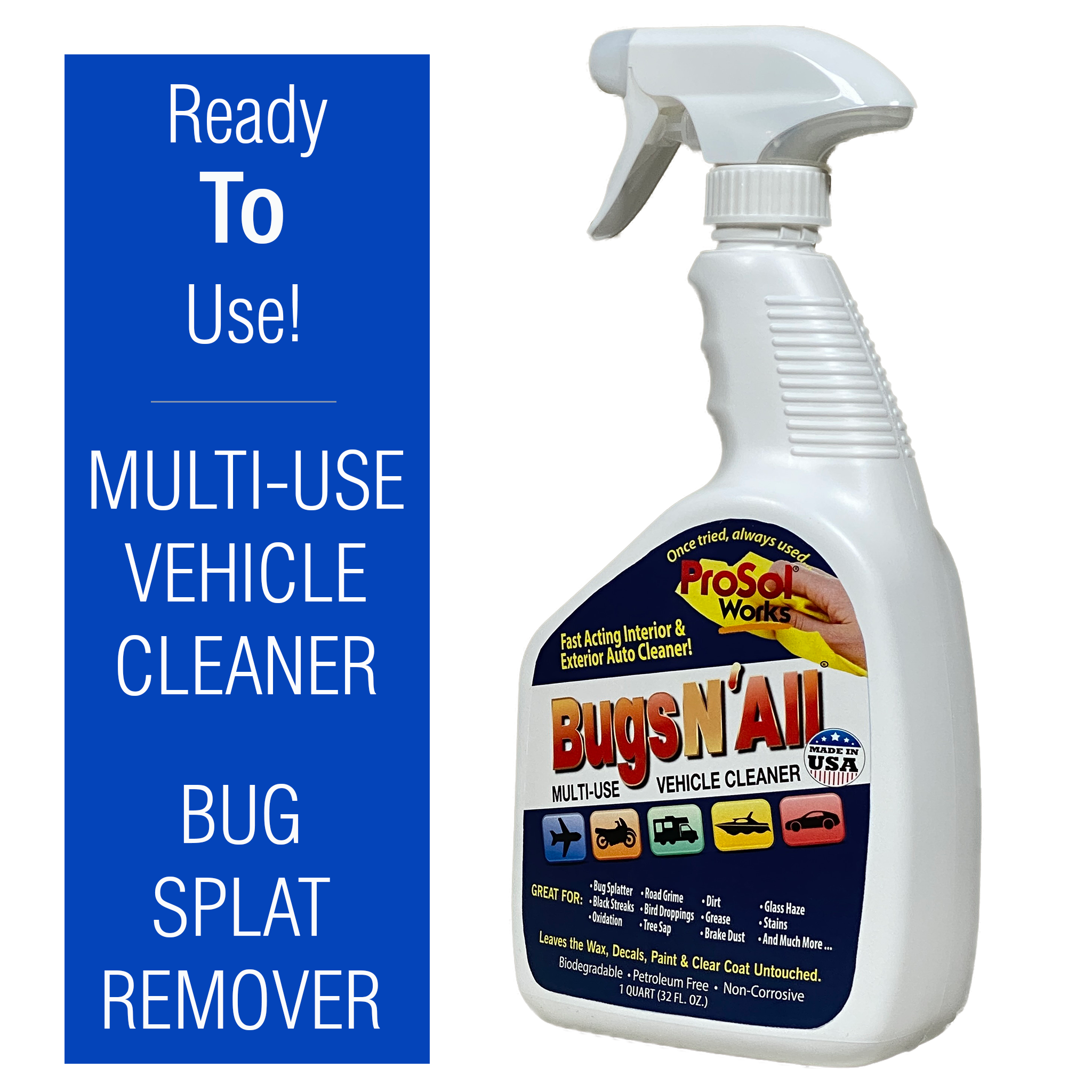  Poop-Off Bird Poop Remover Sprayer, 32-Ounce 2 Pack : Pet  Supplies