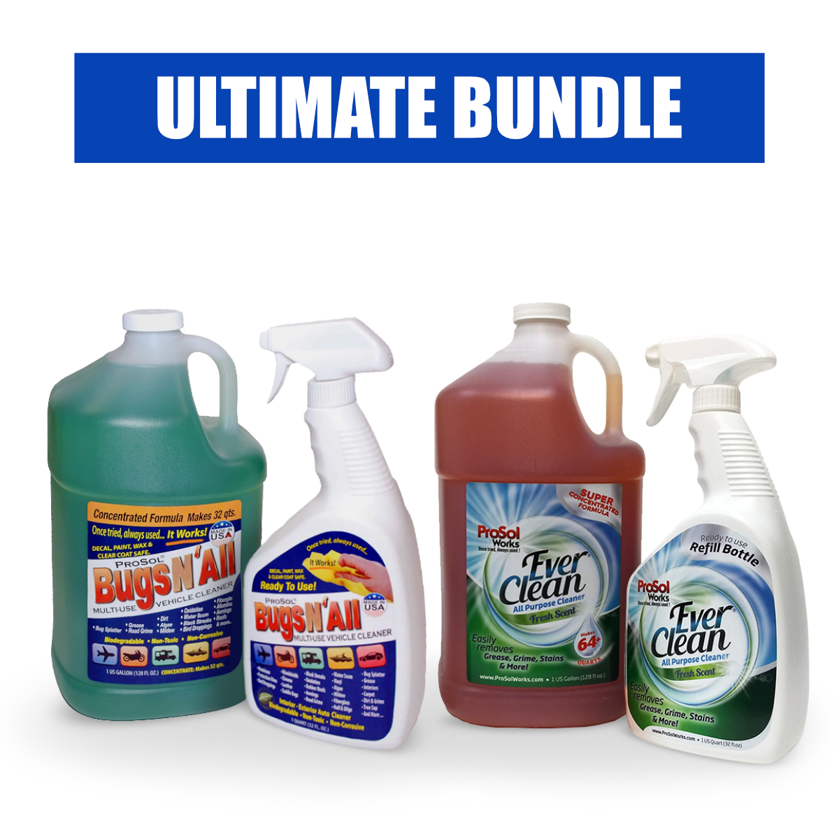 Bugs N' All + EverClean Discount Bundle - 1 Gallon