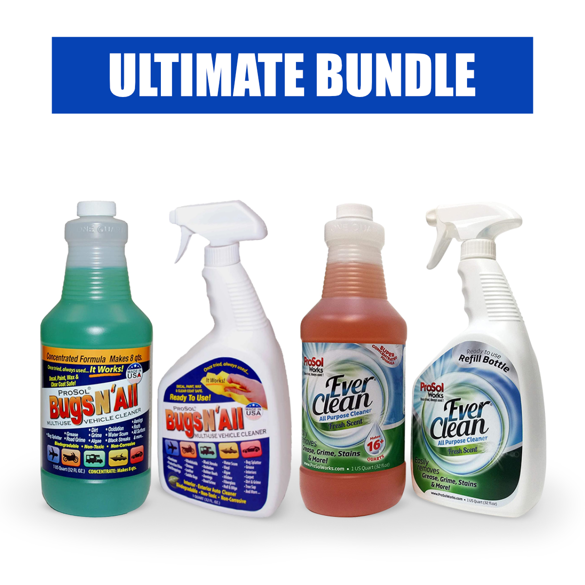 Bugs N' All + EverClean Discount Bundle - 1qt